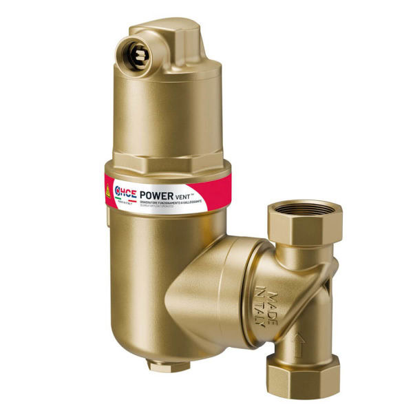 Desaireador orientable funcionamiento con flotador